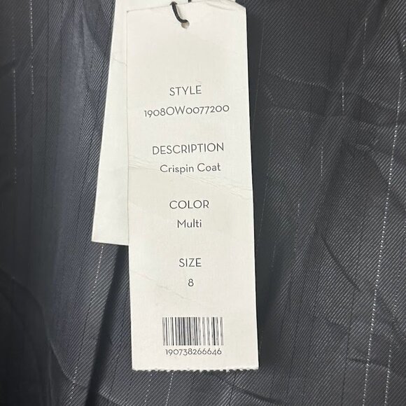 New Veronica Beard Crispin Metallic Tweed Oversized Blazer Coat 8 Contemporary - Picture 12 of 15